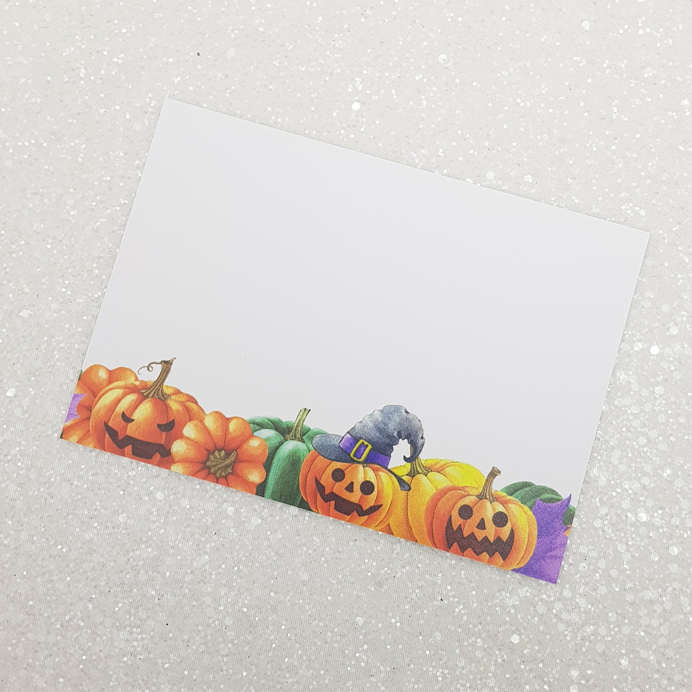 pumpkin halloween display cards