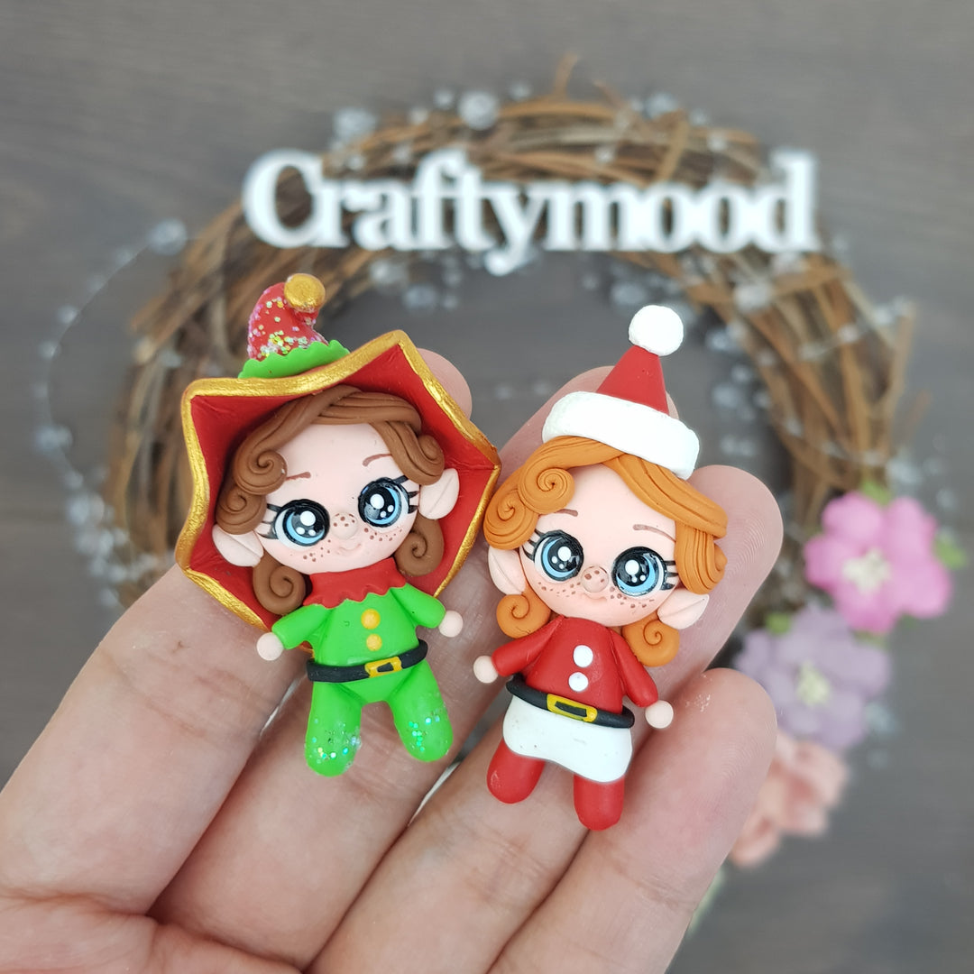 ELF - Embellishment Clay Bow Centre