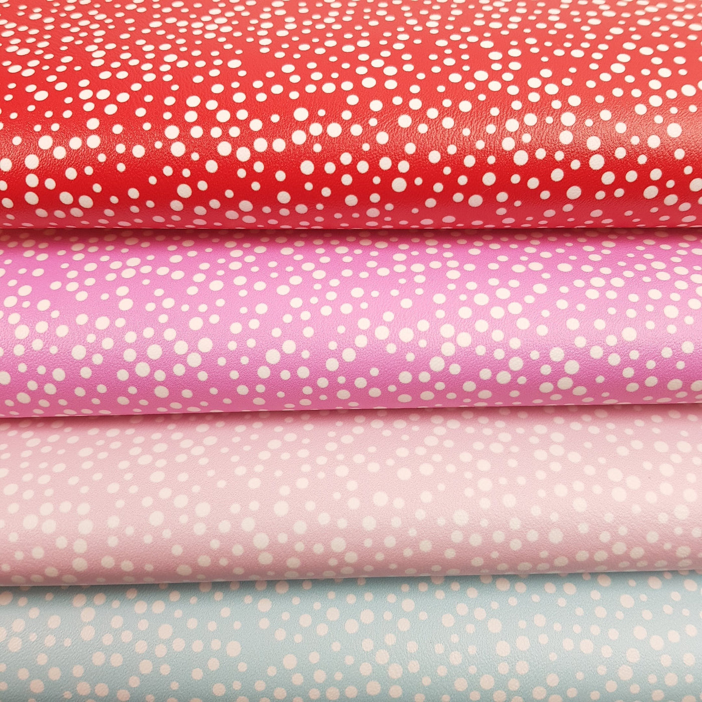 Spots snow - Pu Leather vinyl - canvas - choose Fabric material Sheets