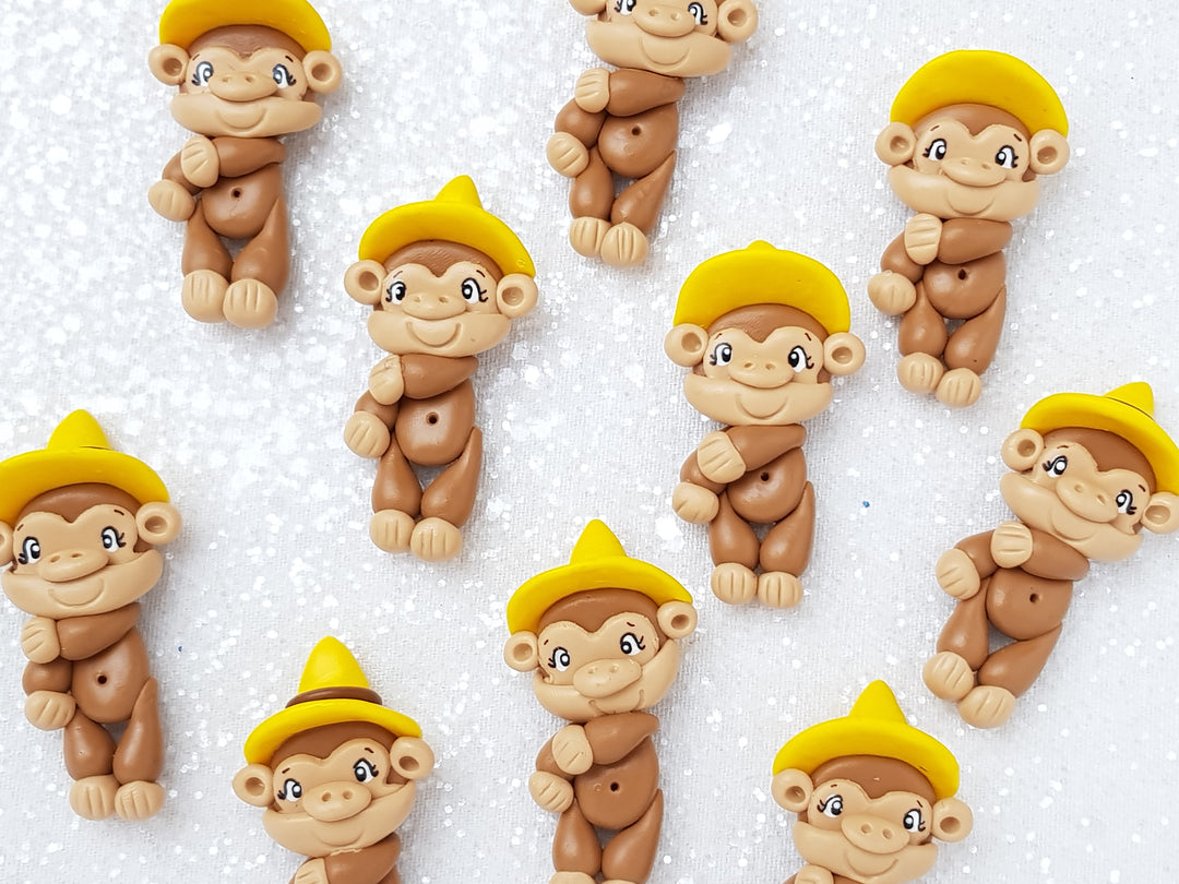 Clay Charm Embellishment - Monkey Delight - Crafty Mood