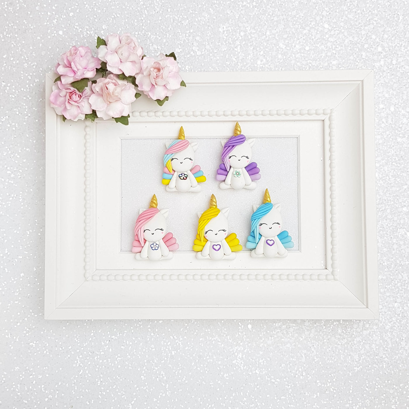 Clay Charm Embellishment - Unicorn Delight - Crafty Mood