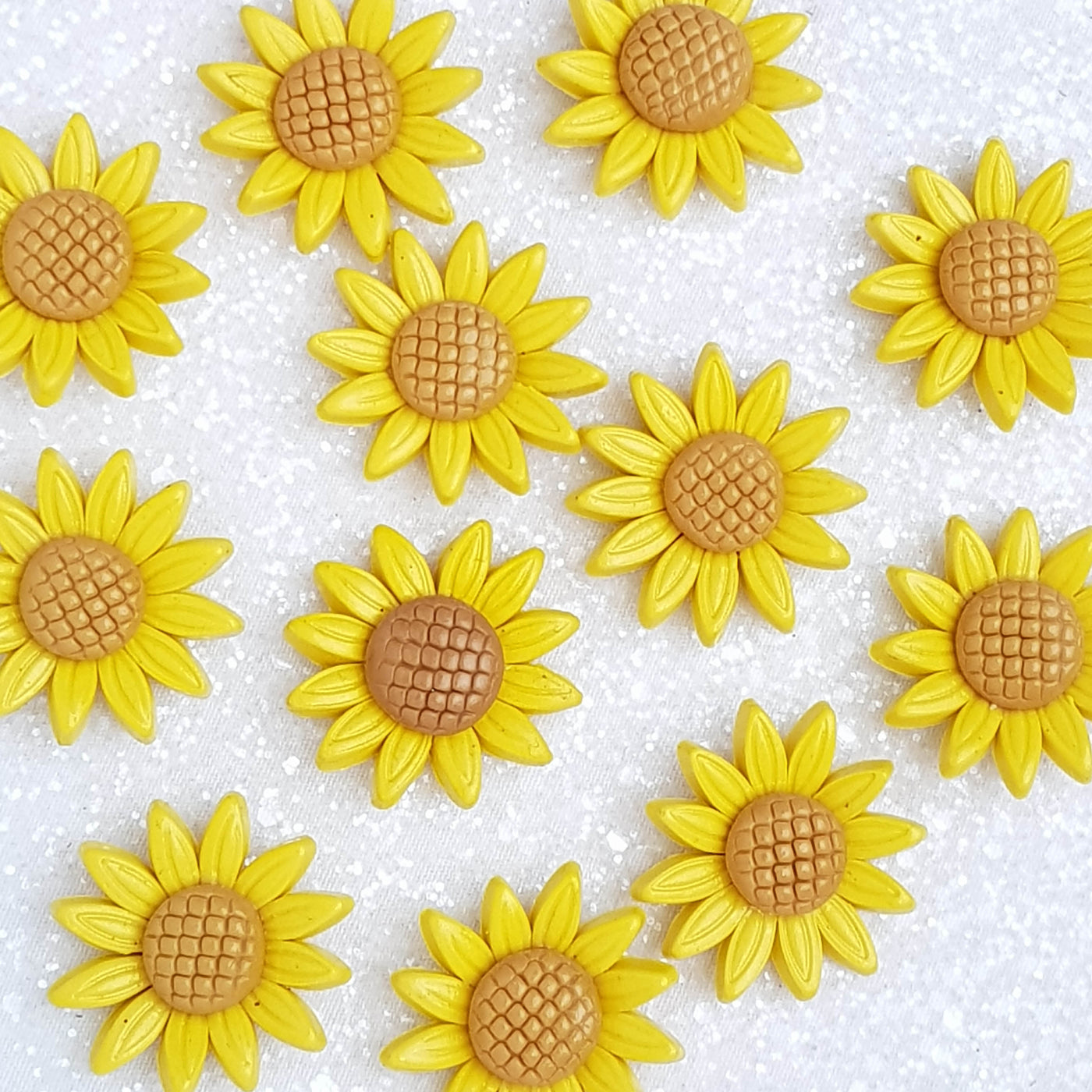 Clay Charm Embellishment - Sunflower - Crafty Mood