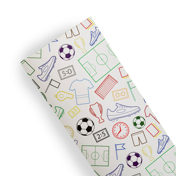 Football soccer - Pu Leather vinyl - canvas - choose Fabric material Sheets