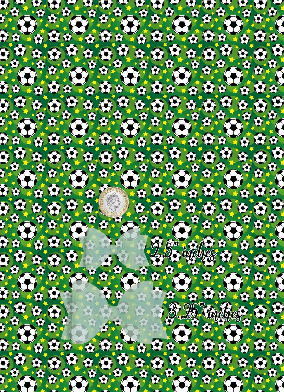 Football soccer - Pu Leather vinyl - canvas - choose Fabric material Sheets