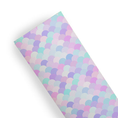 mermaid tail scales - Pu Leather vinyl - canvas - choose Fabric material Sheets