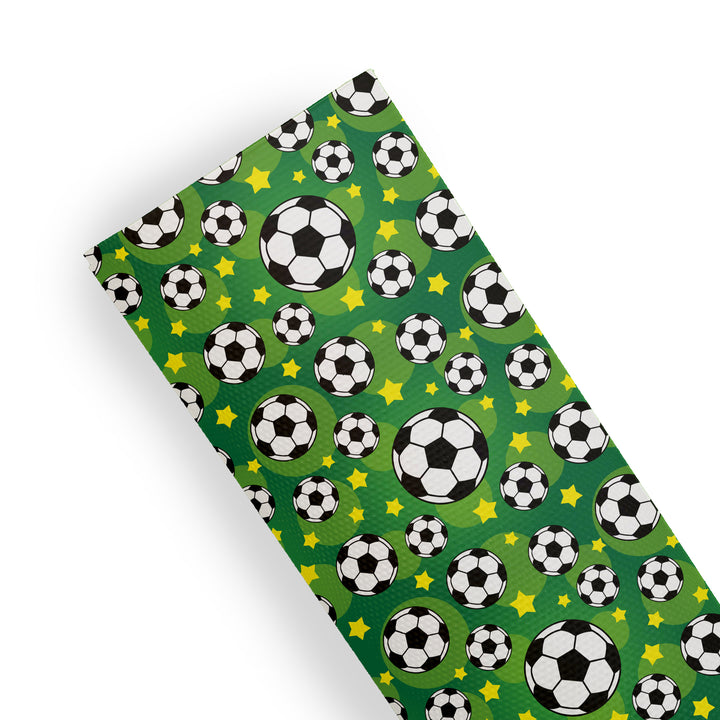 Football soccer - Pu Leather vinyl - canvas - choose Fabric material Sheets